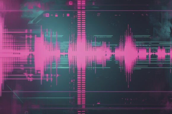 Audio Patterns Background Wallpaper for Creative and Professional Use
