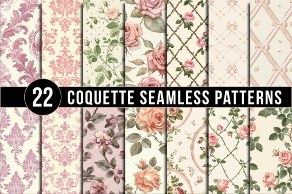 Coquette Seamless Patterns: Creative Design Solutions
