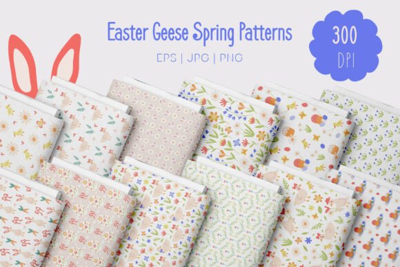 Easter Geese Spring Patterns