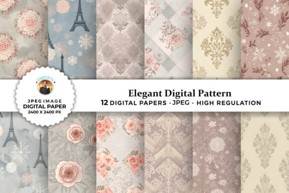 Elegant Seamless Digital Patterns