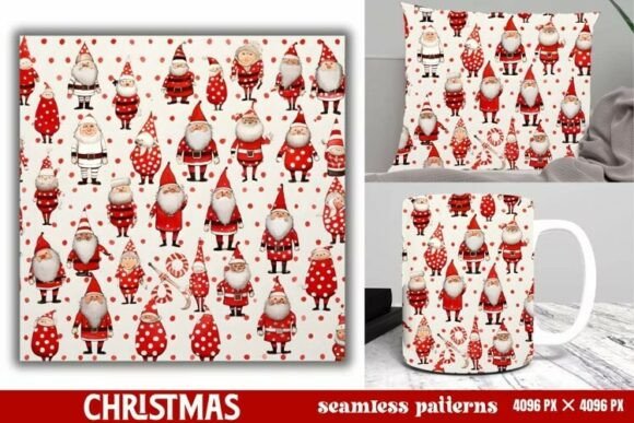 Enhancing Creativity with Christmas Seamless Patterns Backgrounds