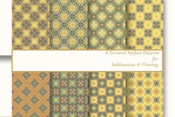 Vintage Gold Damask Seamless Patterns
